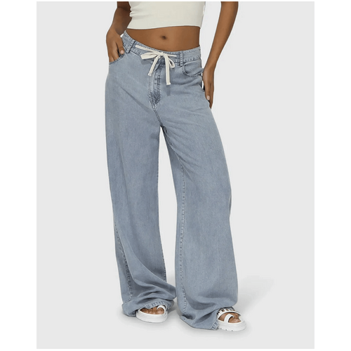 belle &amp; bloom Set On You Wide Leg Pant - Stonewash