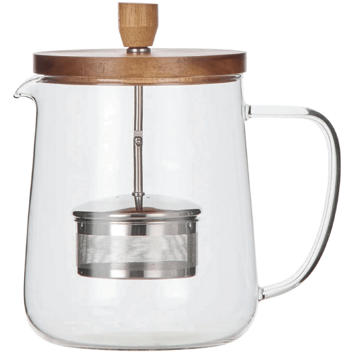 Leaf &amp; Bean Tea Pot with Infuser 1.2l Assorted