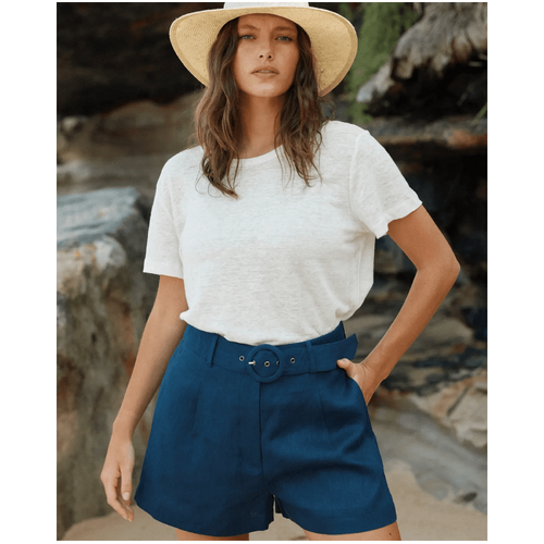 Amelius Brydie Linen Short - Navy
