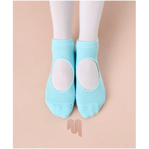 MoveActive Slide On Grip Socks - Ice Blue