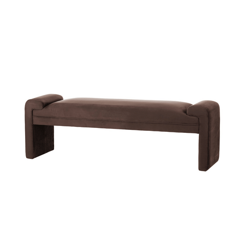 Amalfi Zaha Bench Seat Chocolate