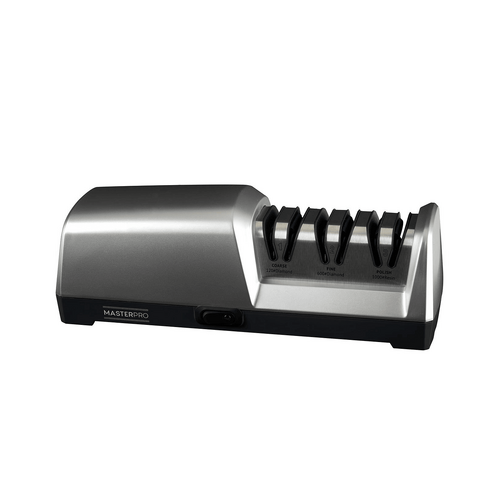 MasterPro 3 Stage Precision Electric Knife Sharpener Silver