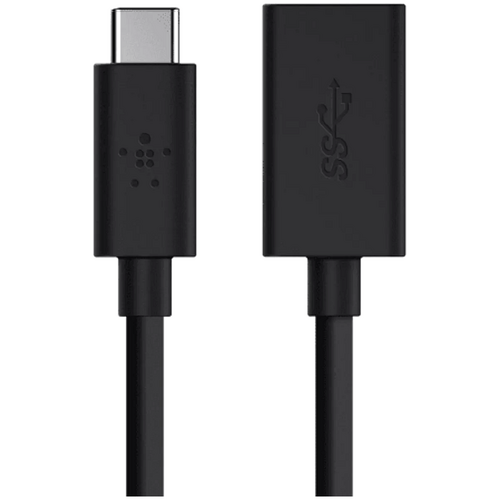 Belkin USB 3.0 USB-C to USB A Adapter Universally compatible - Black