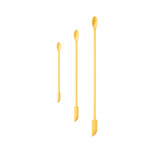SVNA Silicone Jar Spatula 3pcs Set Yellow