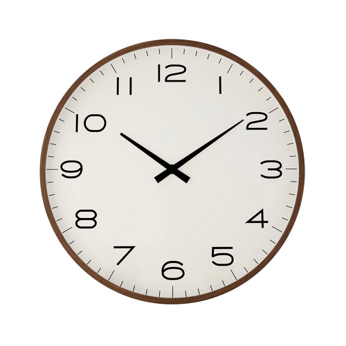 Amalfi Cody Wall Clock White &amp; White Wash