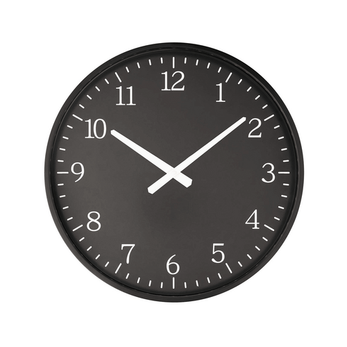 Amalfi Ramsey Wall Clock Black
