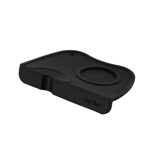 Leaf &amp; Bean Silicone Coffee Tamper Mat Black