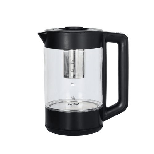 Leaf &amp; Bean Glass Infusion Digital Kettle 1.8L Black