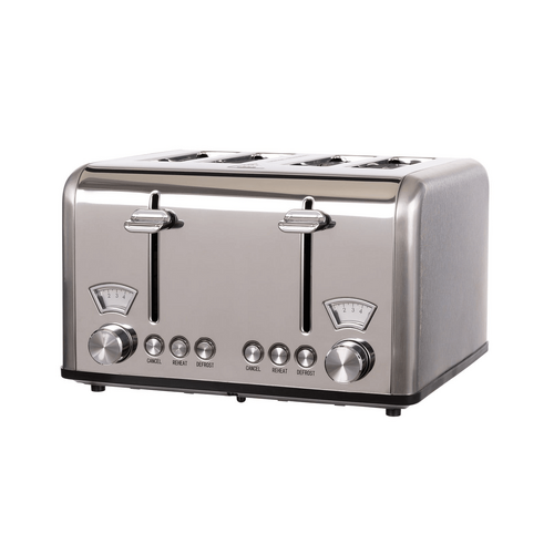 Davis &amp; Waddell Newbury Vintage 4 Slice Toaster Cream