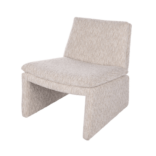 Amalfi Austin Accent Chair Off White &amp; Taupe