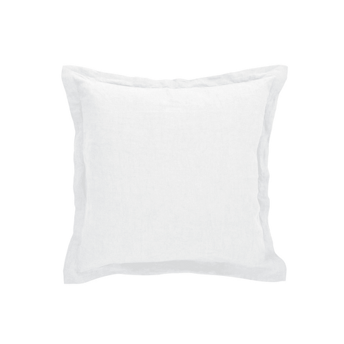 Amalfi Cove Linen Cushion White