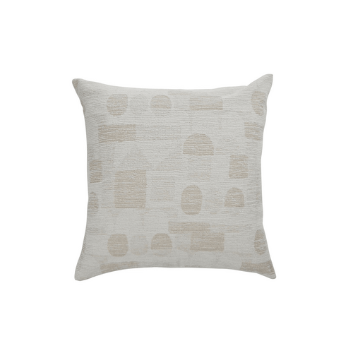 Amalfi Sterling Cushion Off White &amp; Taupe