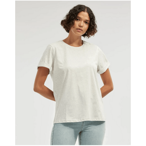 Amelius Cruz Rolled Sleeve Tee - Marle Grey