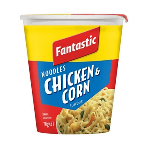 70g FTASTIC CUP NDL CHIC/CORN