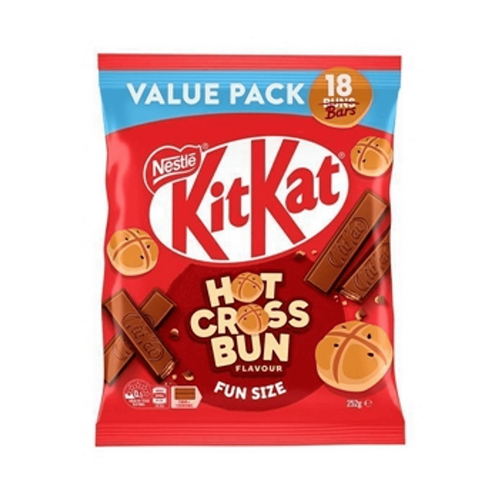 252G18PK KIT KAT HOT CROSS BUN