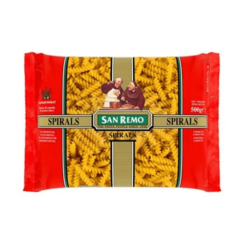 500g SAN REMO SPIRALS NO.16
