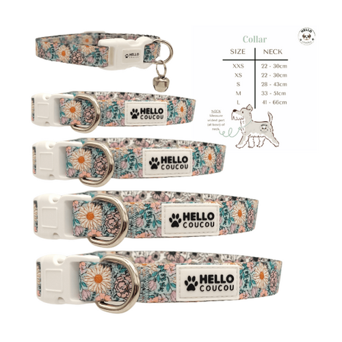 Hello Coucou Blooming Gorgeous - COLLAR DOG CAT