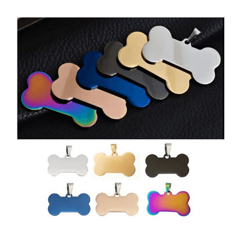 Hello Coucou Stainless Steel - Dog Bone 35MM x 20MM x15MM