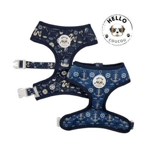 Hello Coucou PAWFECT VIKING - Dog Cat DOUBLE SIDED Reversible HARNESS