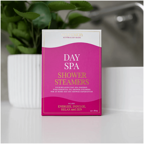 Wild Emery Day Spa Shower Steamer Four Pack