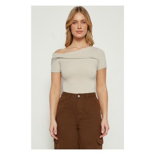 One Shoulder Twisted Detail Top (WTO568A)