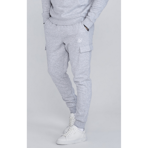 Grey Essentials Cargo Joggers