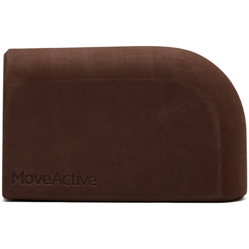 MoveActive Curved Yoga Block - Espresso
