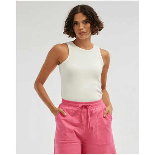 Amelius Daria Ribbed Tank - White