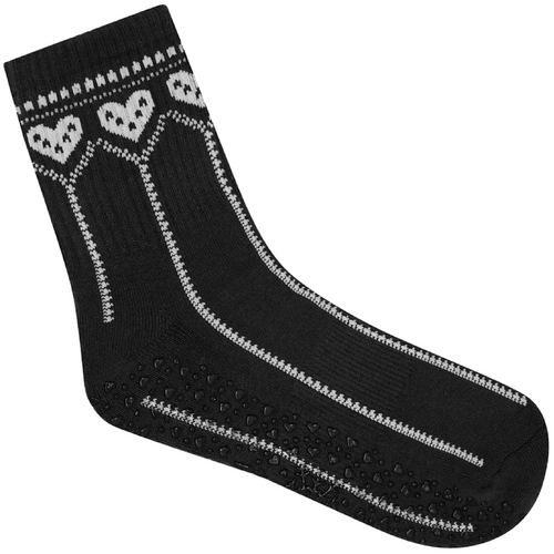 MoveActive Crew Grip Socks - Alpine Heart Midnight