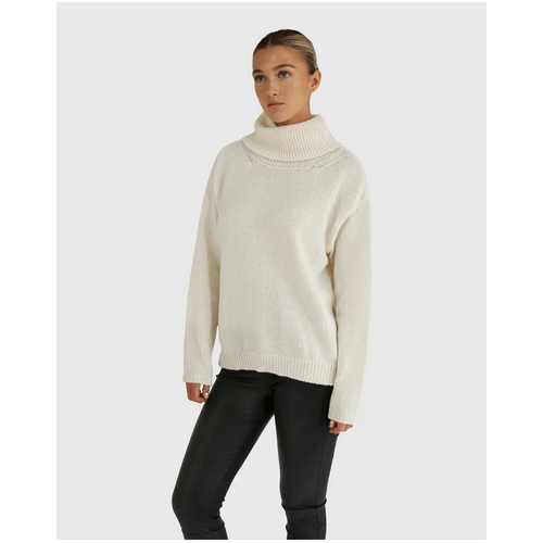 belle &amp; bloom Right Here Waiting Open Back Knit - Cream