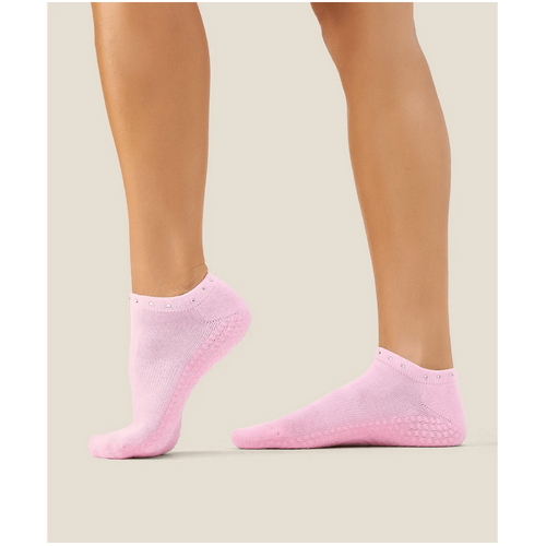 MoveActive Low Rise Grip Socks - Gem Pink