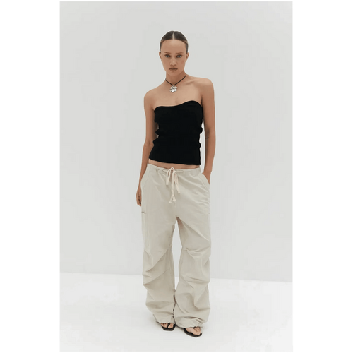 Style Addict Laura Cargo Pants - Beige