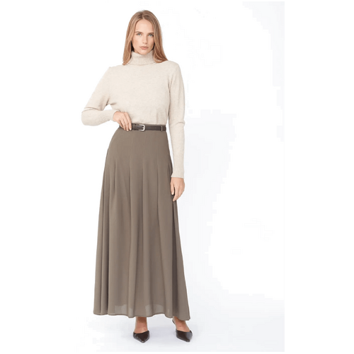 Amelius Monroe A Line Maxi Skirt - Khaki