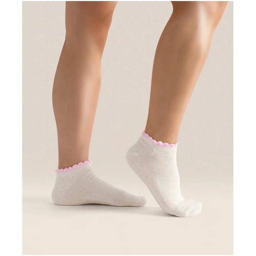 MoveActive Low Rise Grip Socks - Fondant Spots