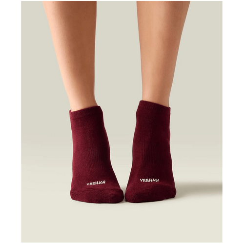 MoveActive Low Rise Grip Socks - Yeehaw Mulberry