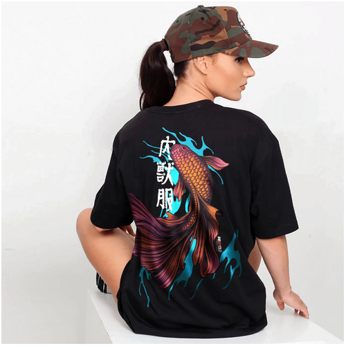 Inner Beast Clothing Golden Fighting Fish Tee