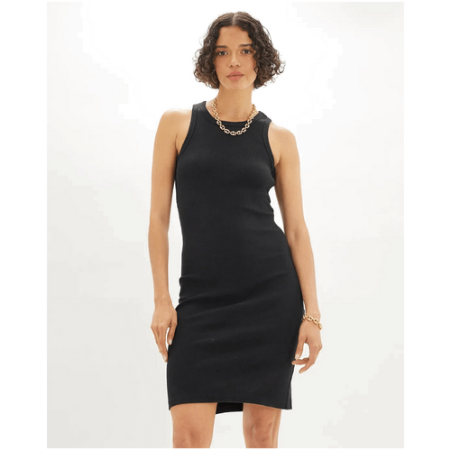 Amelius Alexis Ribbed Dress - Black
