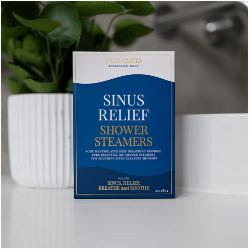 Wild Emery Sinus Relief Shower Steamer Four Pack