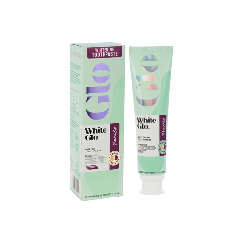 White Glo Purple Whitening Toothpaste 205g