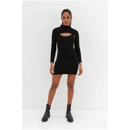 Style Addict Jessie Knit Tank Dress - Black