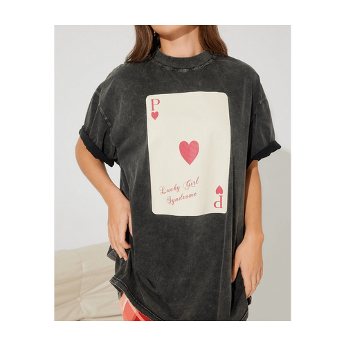 LUCKY GIRL SYNDROME VINTAGE TEE