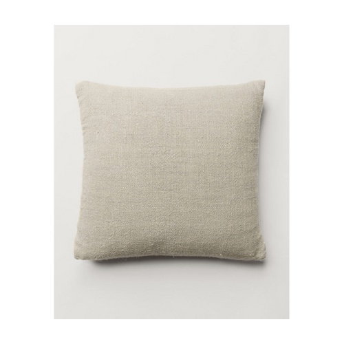 Kasiah Handwoven Linen Cushion Cover Natural/Seaglass 50 x 50cm