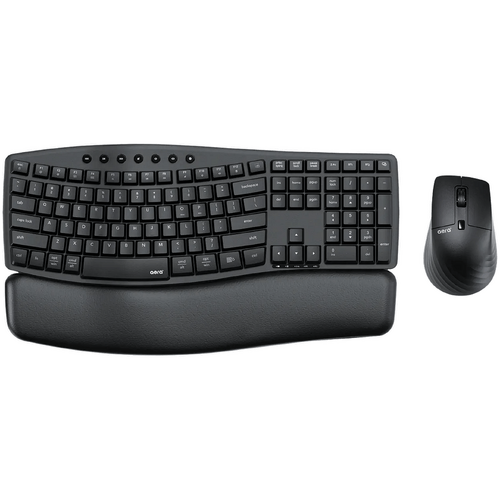 Fantech AERA ARCH Wireless Ergonomic Silent Keyboard and Mouse Combo with Wrist Rest