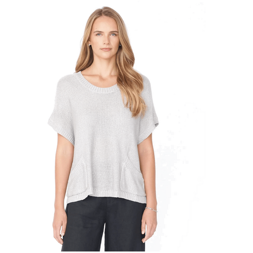 Amelius Robin Short Sleeve Knit - Grey