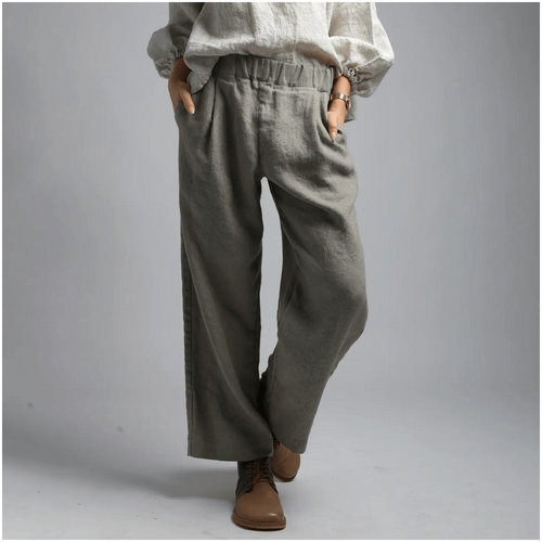 Knotium Pepper Relaxed Linen Pants