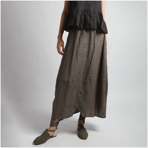 Knotium Free Oversized Sleeveless Linen Jumpsuit