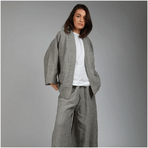 Knotium Liberty Loose Kimono Style Jacket with Belt