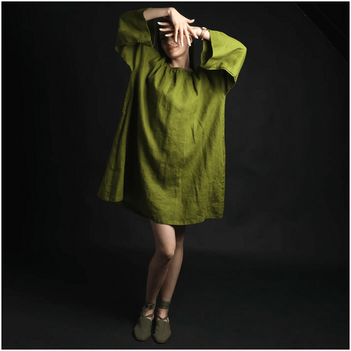 Knotium May Voluminous Tunic Dress