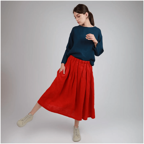 Knotium Mimi Voluminous Pleated Skirt