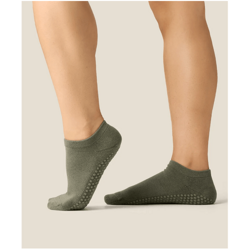 MoveActive Low Rise Grip Socks - Khaki
